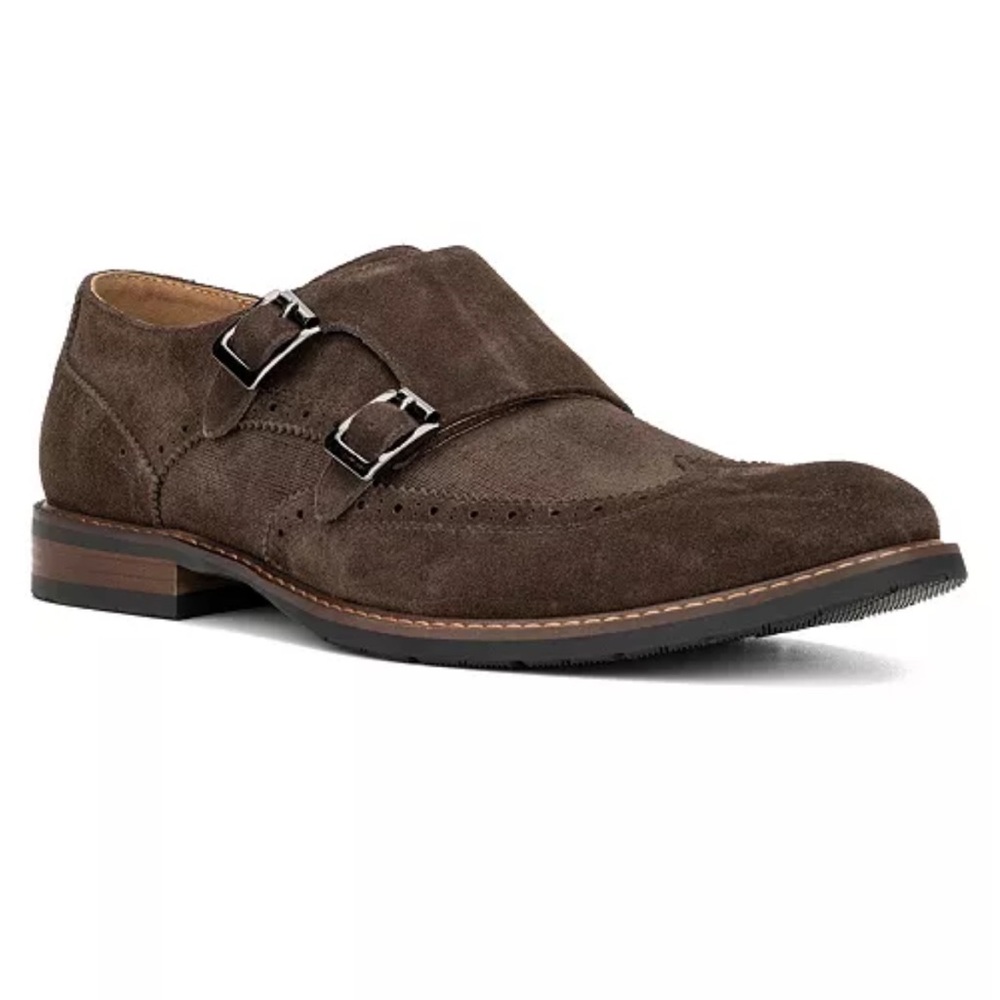 Vintage Foundry Co. Simon Monk‎ Strap Brown Leather Shoes